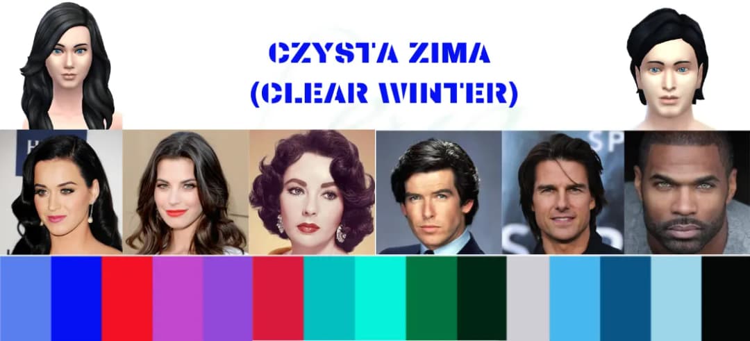 Typ urody zima jakie kolory - odkryj idealne odcienie dla siebie Typ urody zima jakie kolory - odkryj idealne odcienie dla siebie